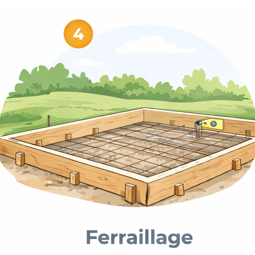 Étape 4 - Ferraillage